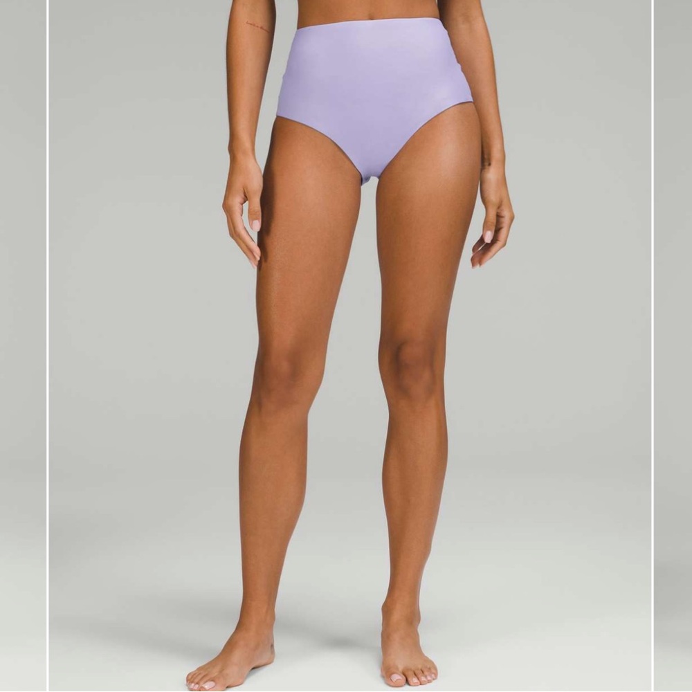 NWT Lululemon Waterside Super-high-rise high-leg swim bottom